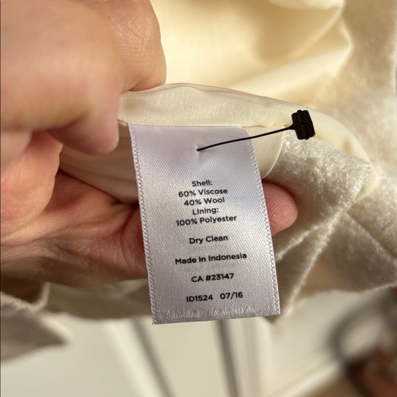 Talbots Ivory Button-Up Jacket - Picture 5 of 6